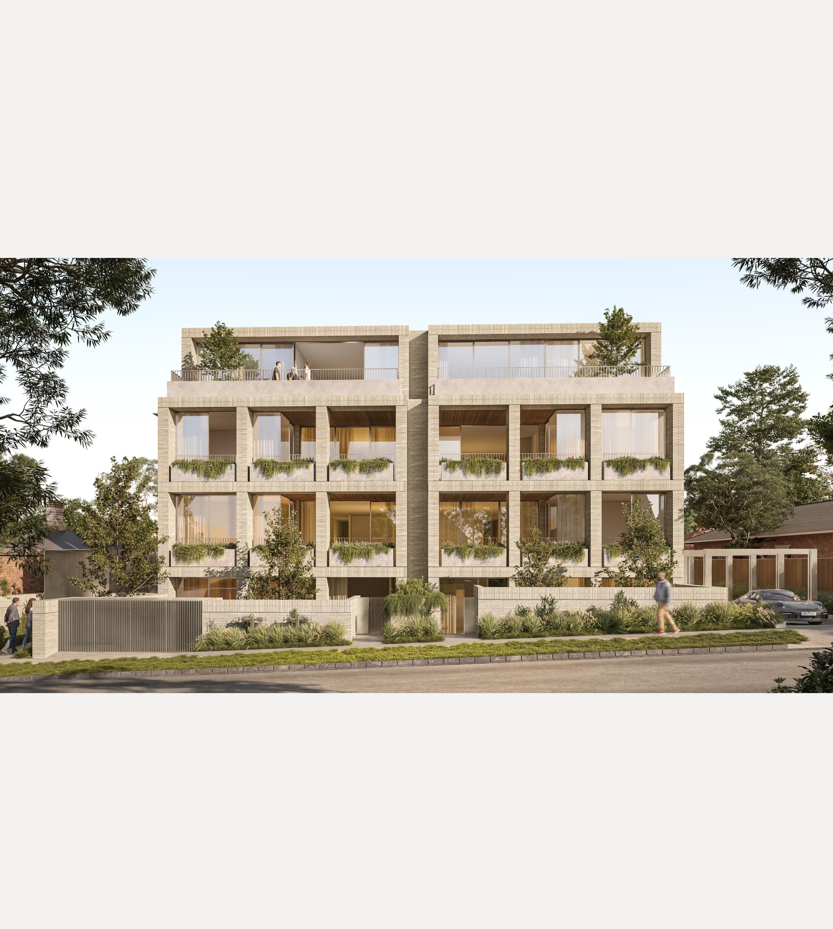 four storey residential apartment building